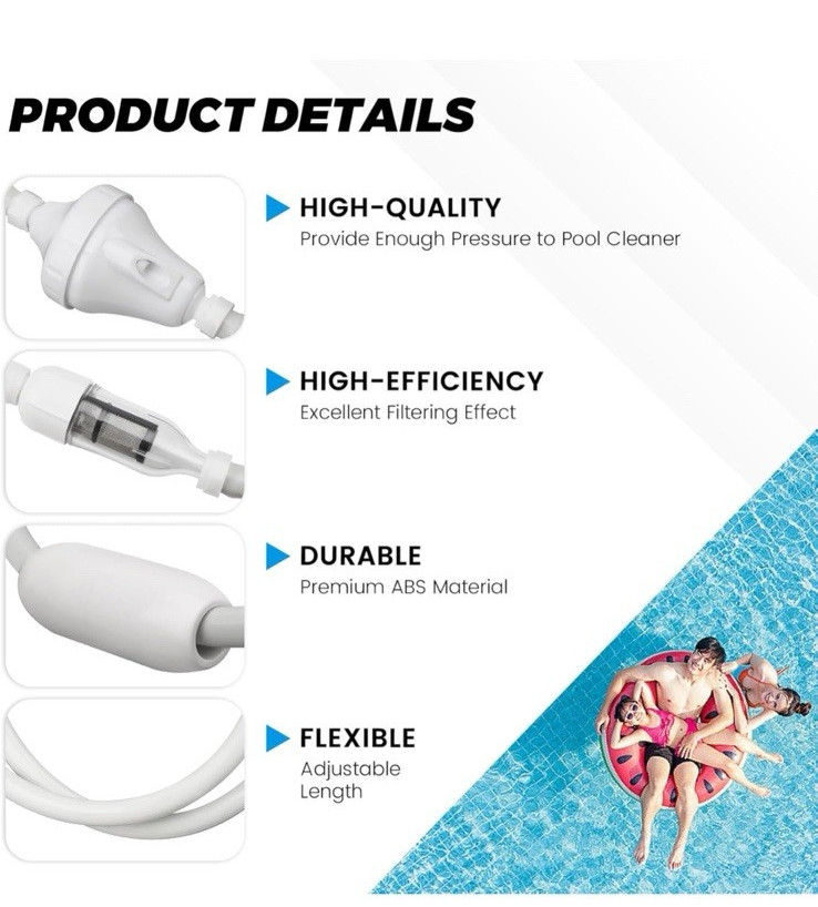 2025 NEW G5 Pool Cleaner Feed Hose with UWF & Float by puxyblue Fit for Zodiac P