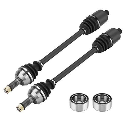 Rear Left Right CV Axle & Wheel Bearing Kit – 2 Rear Axles & 2 Wheel Bearings