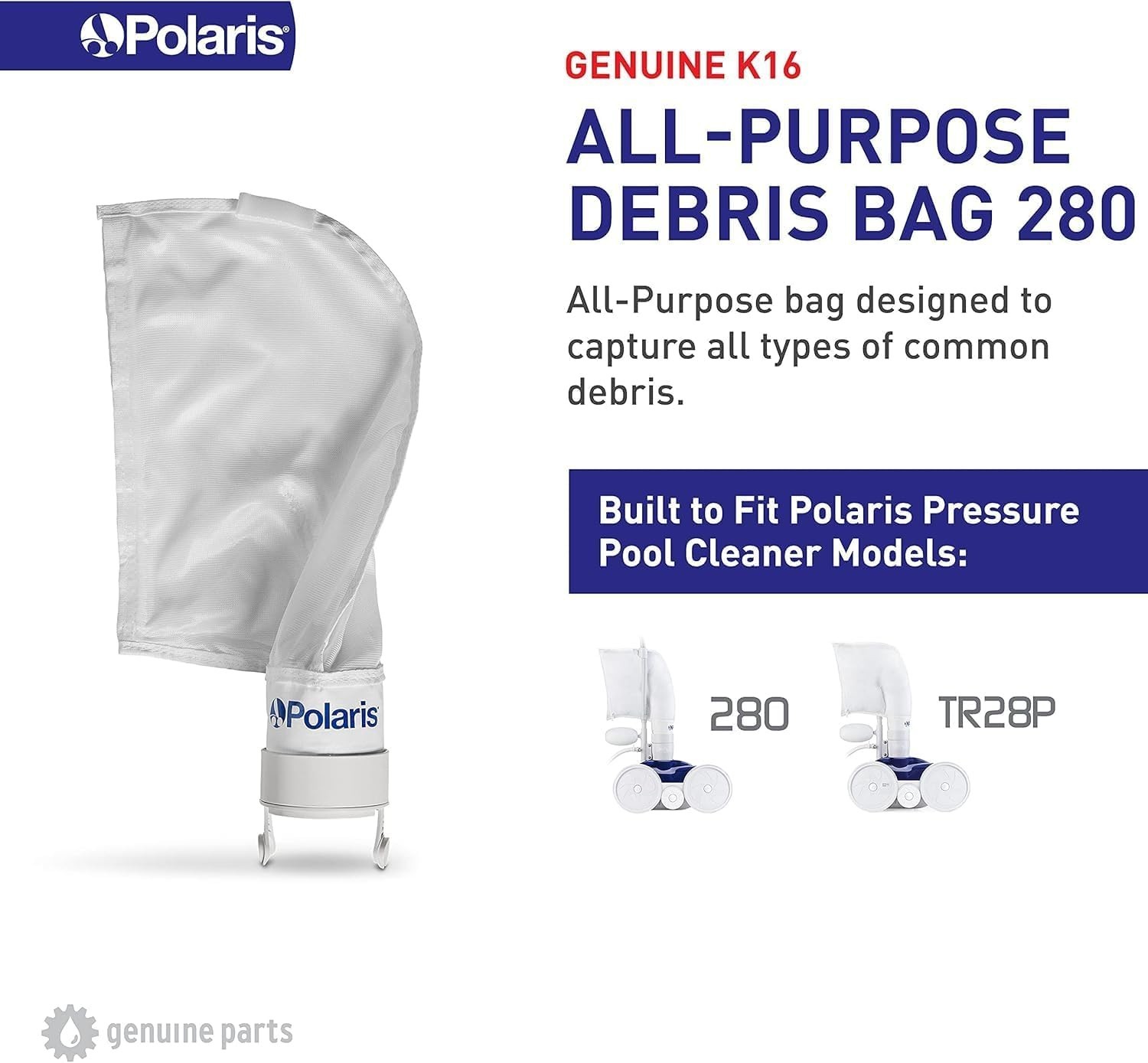 Authentic K13 Debris Zipper Bag for Efficient Pool Cleaning – Fits 280 & TR28P