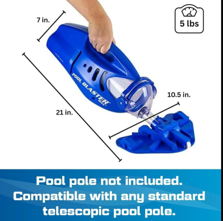 Pool Blaster Max Li Cordless Pool Vacuum – Inground & Above-Ground Pools