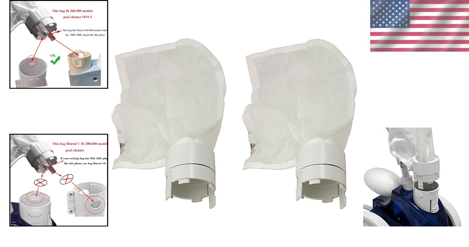 Sand & Silt Filter Bag for Polaris 360/380 – Desert Pool Solution