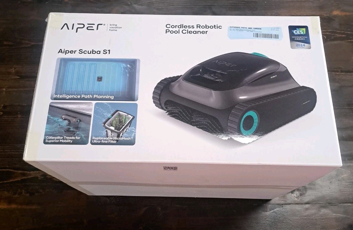 Aiper Scuba S1 Smart Wall Climbing Robot Cordless Automatic Pool Vacuum Cleaner
