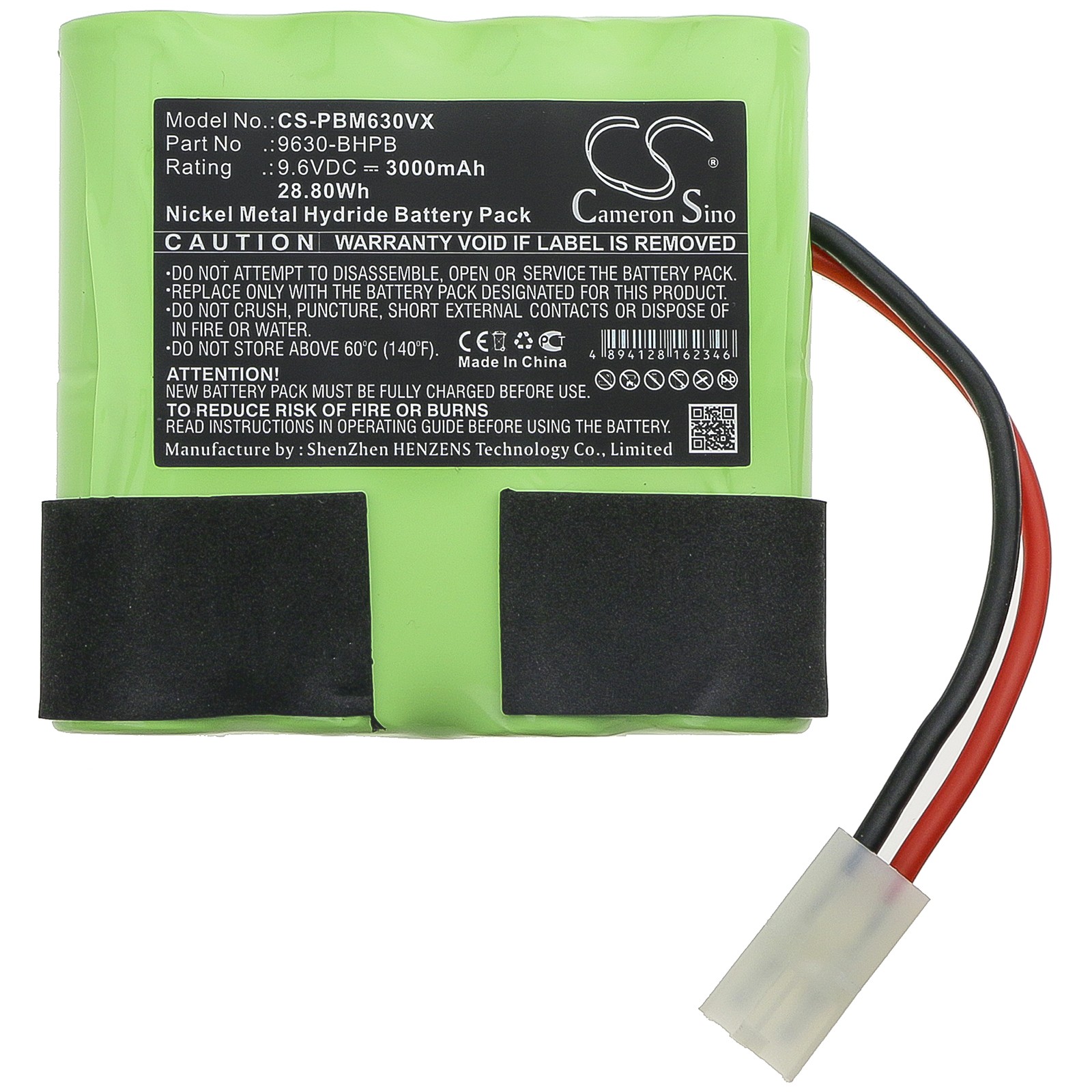 Battery for Water Tech Pool Blaster Max CG 9630-BHPB Vacuum CS-PBM630VX 3000mAh