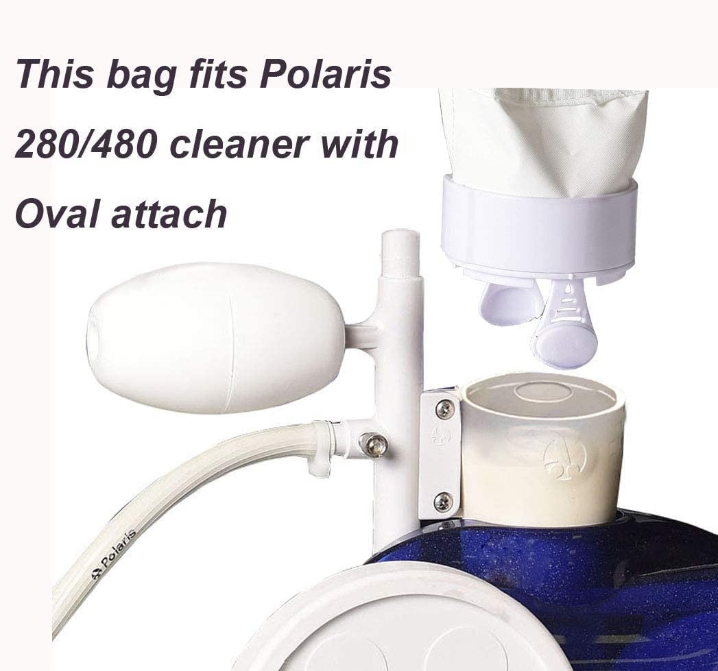 Zippered Replacement Bag for Polaris 280 480 Pool Cleaner Pack of 3