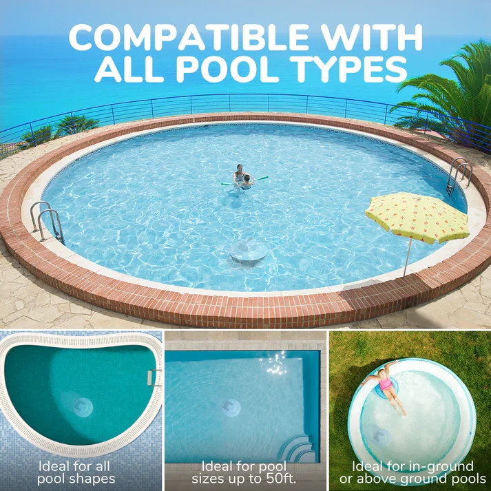 Seauto Cordless Pool Vacuum Above Ground Pool & Inground Swimming Pool