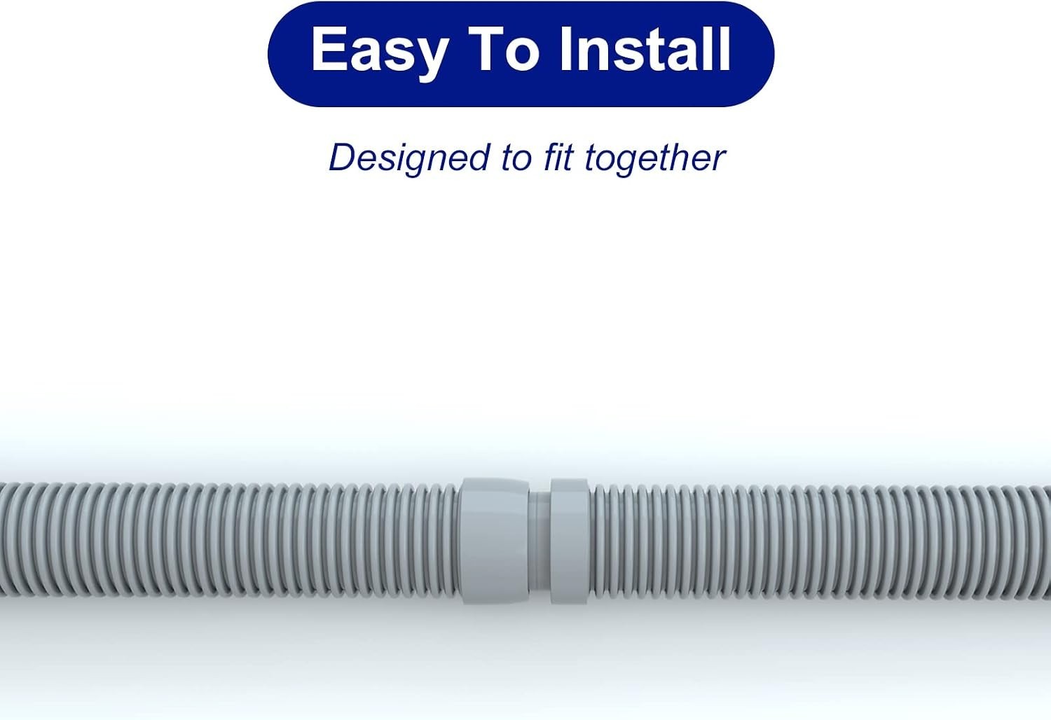 High-Quality Pool Vacuum Hose 1.5” – 8 Sections for Cleaners