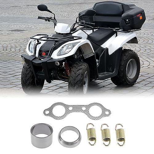 ATV Exhaust Pipe Manifold Gasket and Spring Rebuild Kit for Polaris RZR S 800