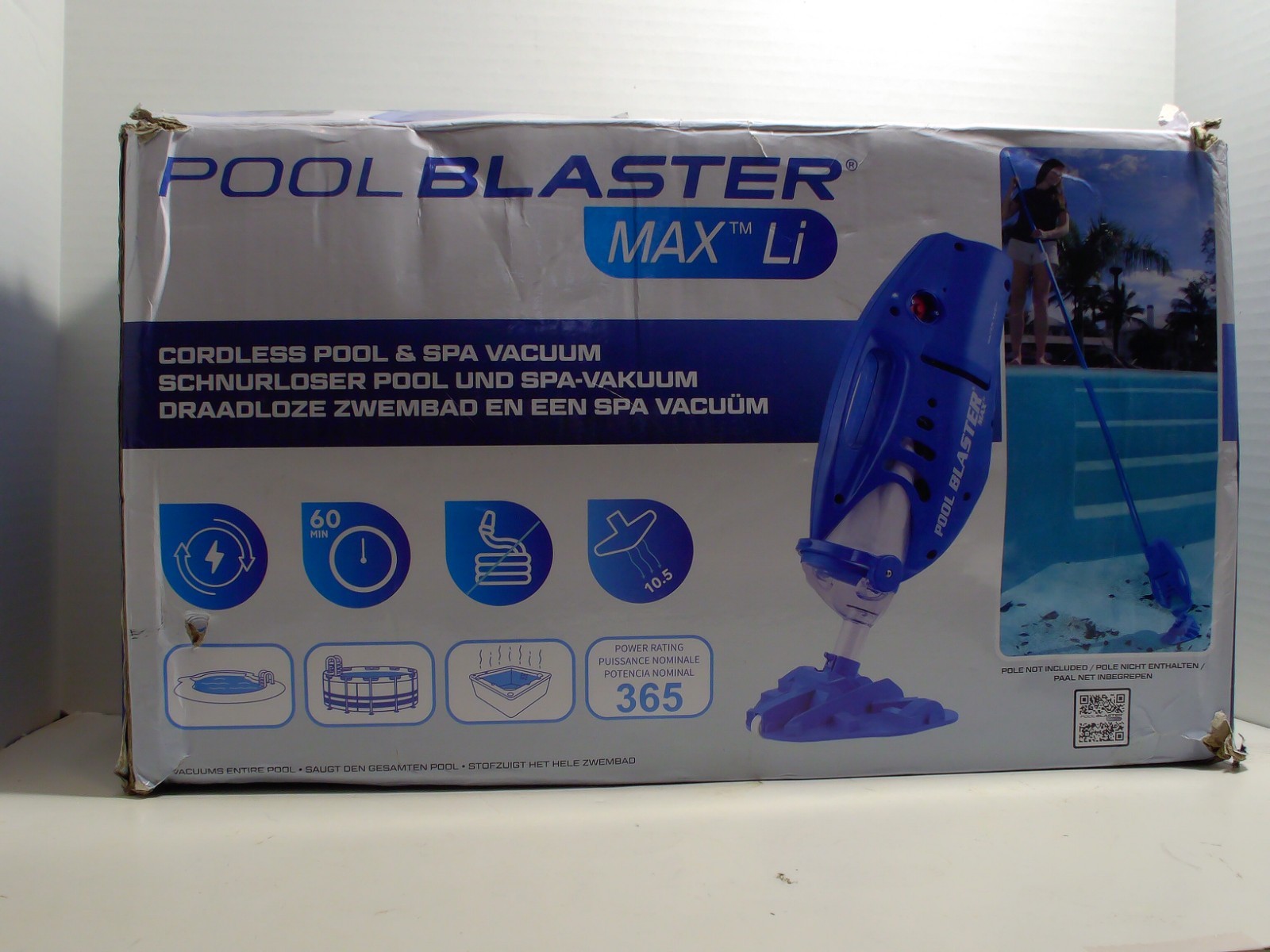 POOL BLASTER Max Cordless Pool Vacuum for Deep Cleaning & Strong Suction