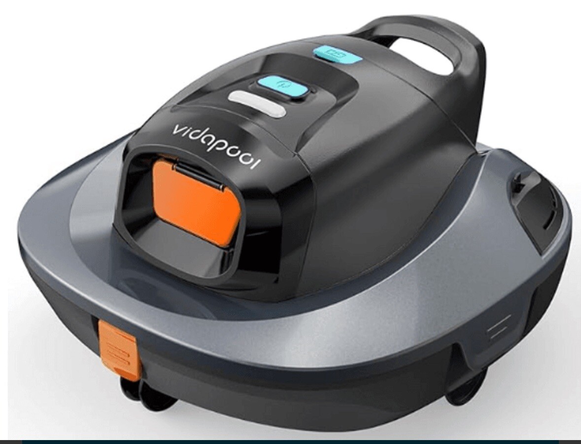 Vidapool Cordless Robotic Pool Vacuum Cleaner, Self Parking (NO Retrieval Hook)