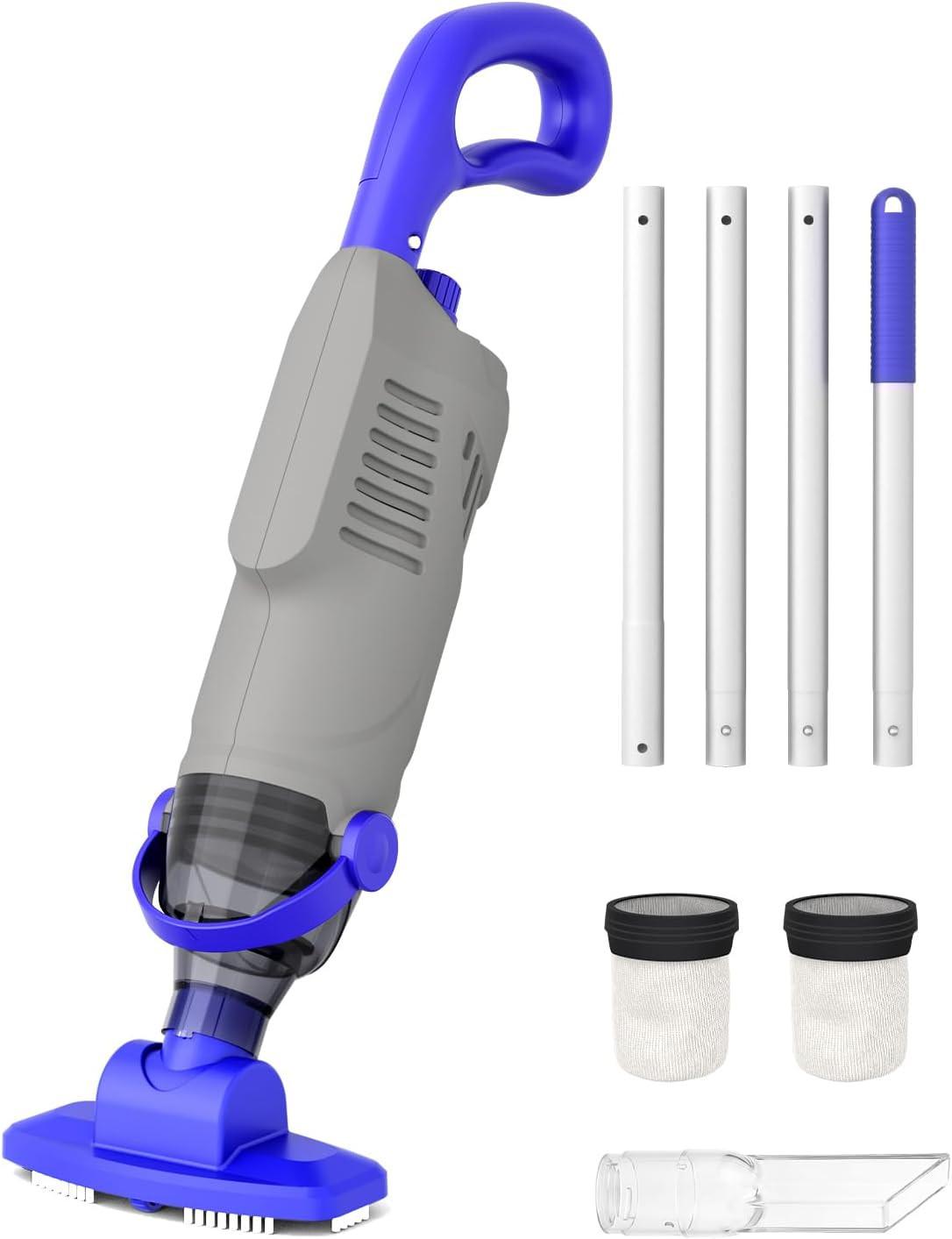 (2026 Upgrade) Little Shark Cordless Pool Vacuum, 60W Motor, 18 GPM Strong Sucti
