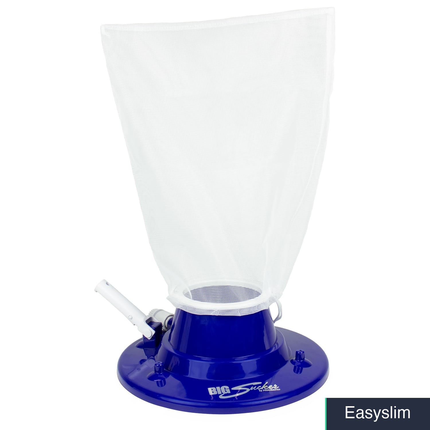 Pool Leaf Vacuum Head 15 Inch Blue Manual Mesh Bag for Pool Cleaning