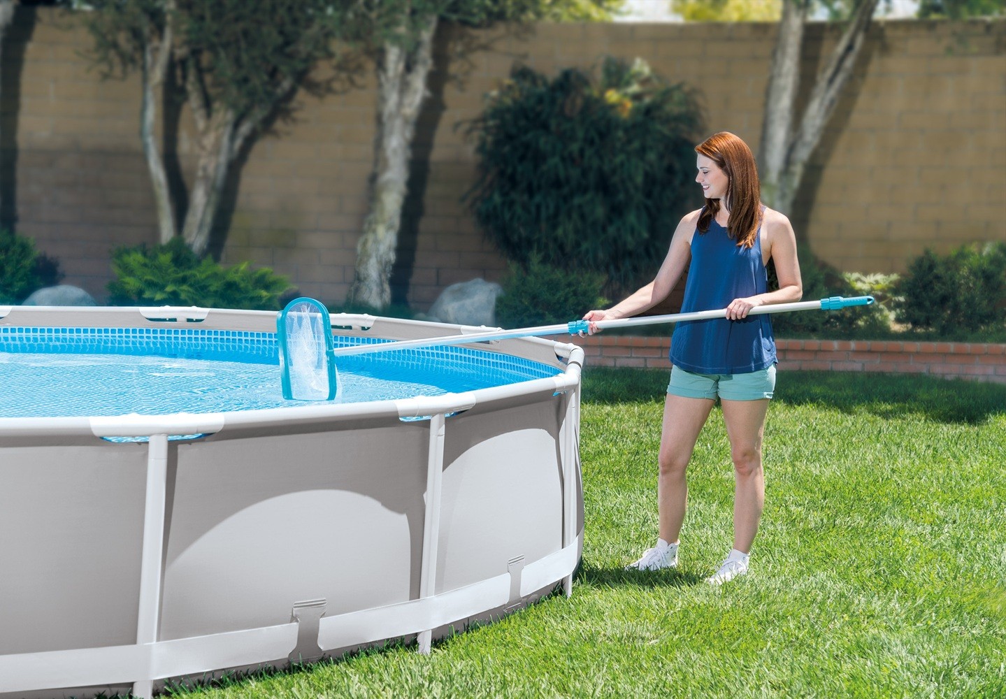Intex Deluxe Cleaning Maintenance Swimming Pool Kit with Vacuum and Pole | 28003