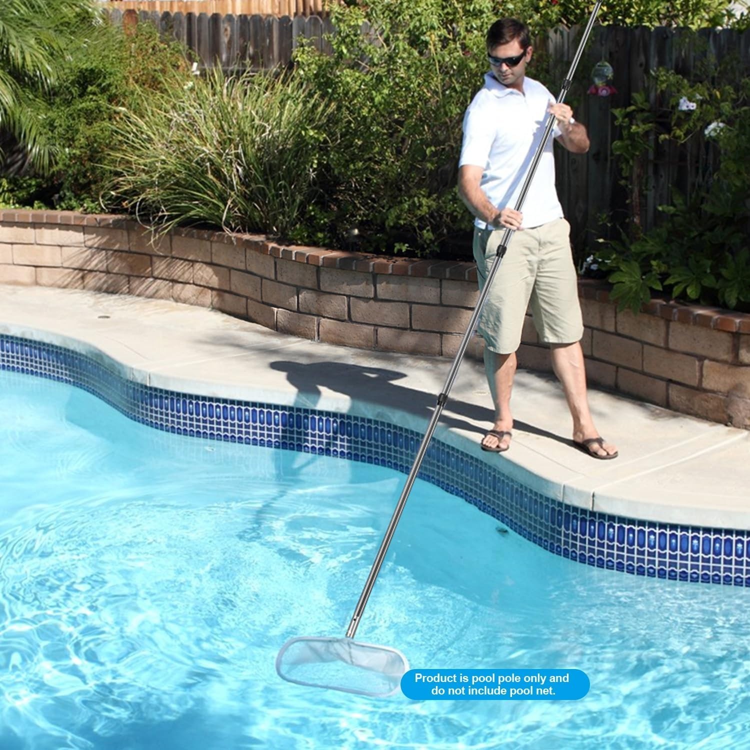 DOBEN 12FT Carbon Fiber Pool Pole Telescoping Ultralight Pool Cleaning Pole