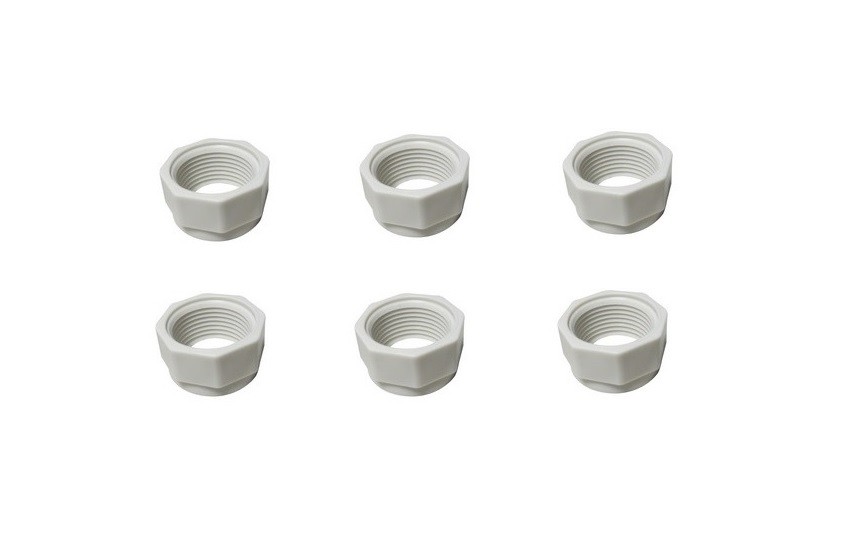 6 Pack Feed Hose Nut Replacement For Polaris Cleaners 180 280 380 480 D15 D-15
