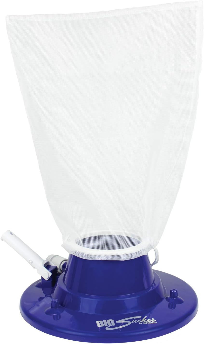 28300 Big Sucker Manual Swimming Pool Leaf Vacuum Head Bundle with 28823 Deluxe