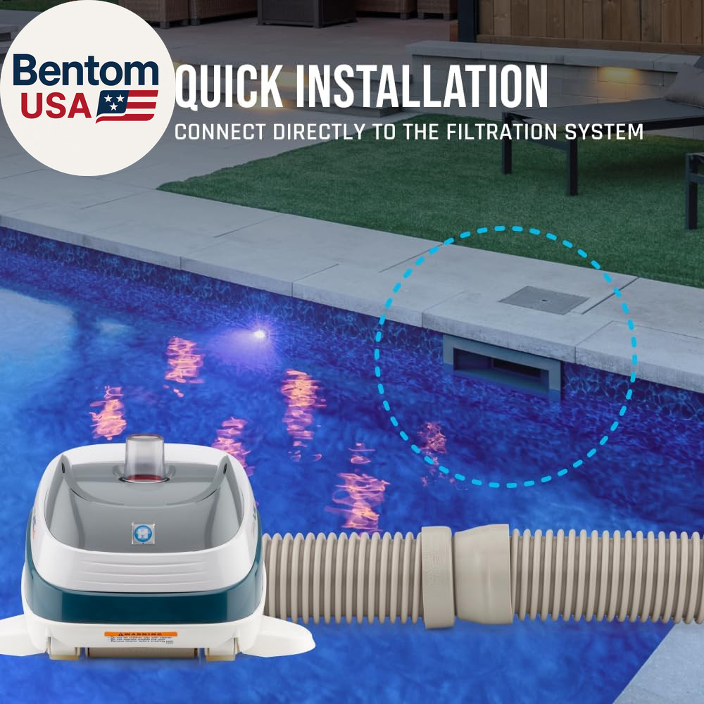 Pool Vac XL Suction Pool Cleaner (Pool Vacuum for Inground Pools) Automatic in G