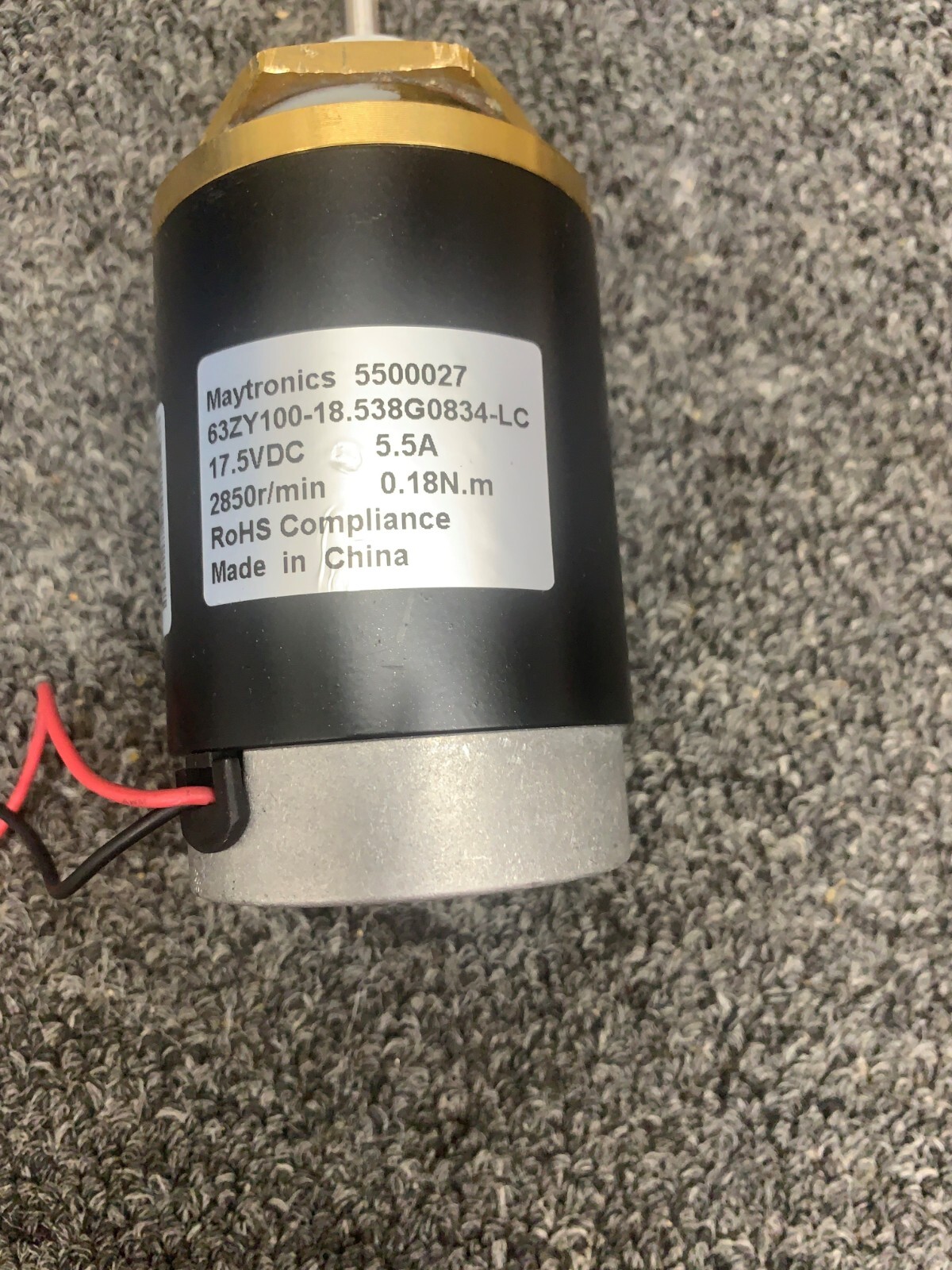 MAYTRONICS DOLPHIN PREMIER PUMP MOTOR 5500027 , 63ZY100-18 ( USED