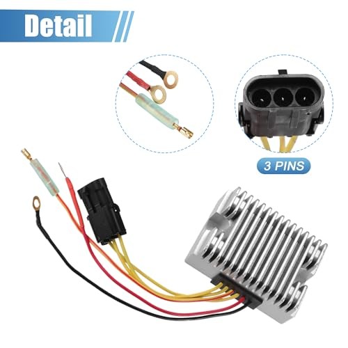 1 Pcs Motorcycle Voltage Regulator Rectifier Replacement for Polaris Hawkeye