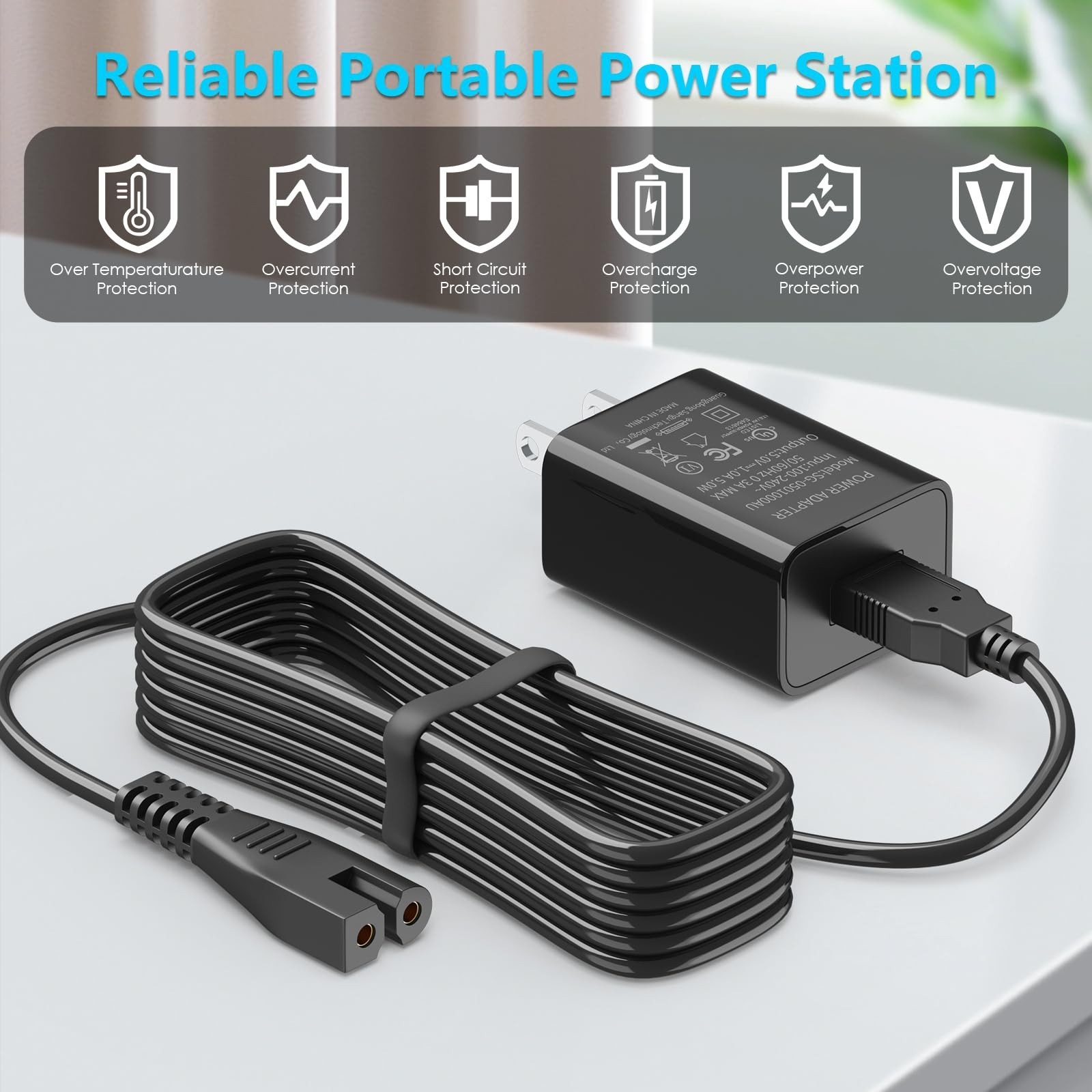 5V Charger for Cordless Pool Vacuum Cleaner – Compatible with Xtrovac 100 110 20