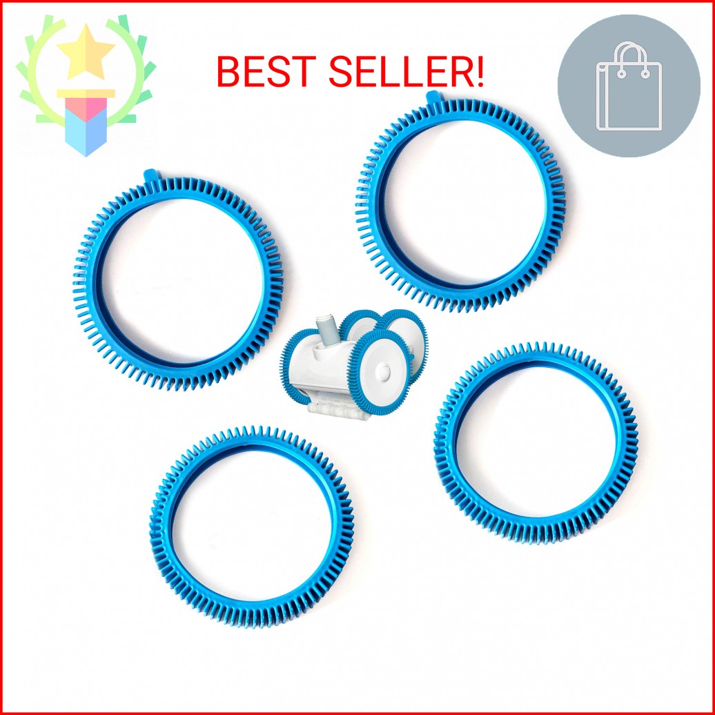 AR-PRO Pool Cleaner Front Tire and Rear Tire Combo Kit, Compatible with Poolverg