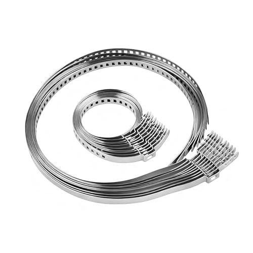 20PCS Car CV Boot Clamp Kit, Stainless Steel Vehicle 10PCS Small ＆ 10PCS Large