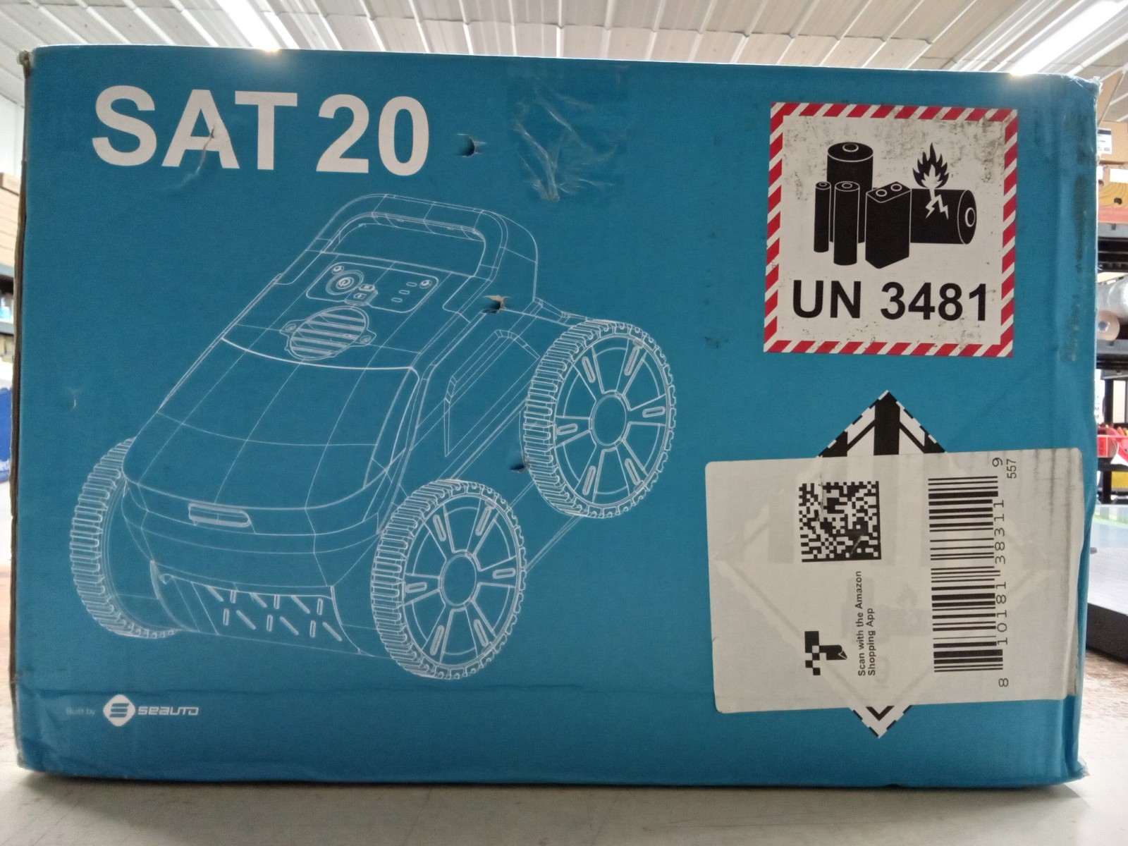 ZYERCH Robot Pool Vacuum 150 min Runtime for up to 2000 sq ft Pool