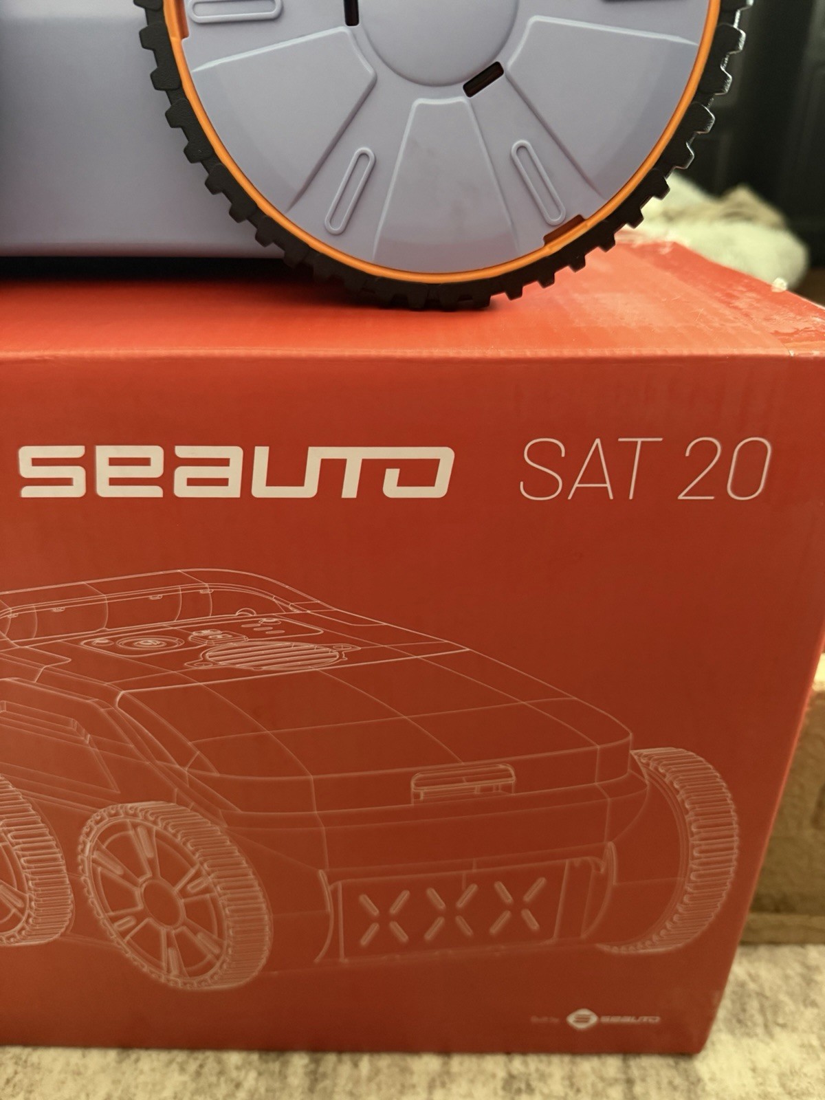 Seauto SAT 20 Robotic Pool Cleaner Pool Vacuum for Inground Pools Wall Climbing