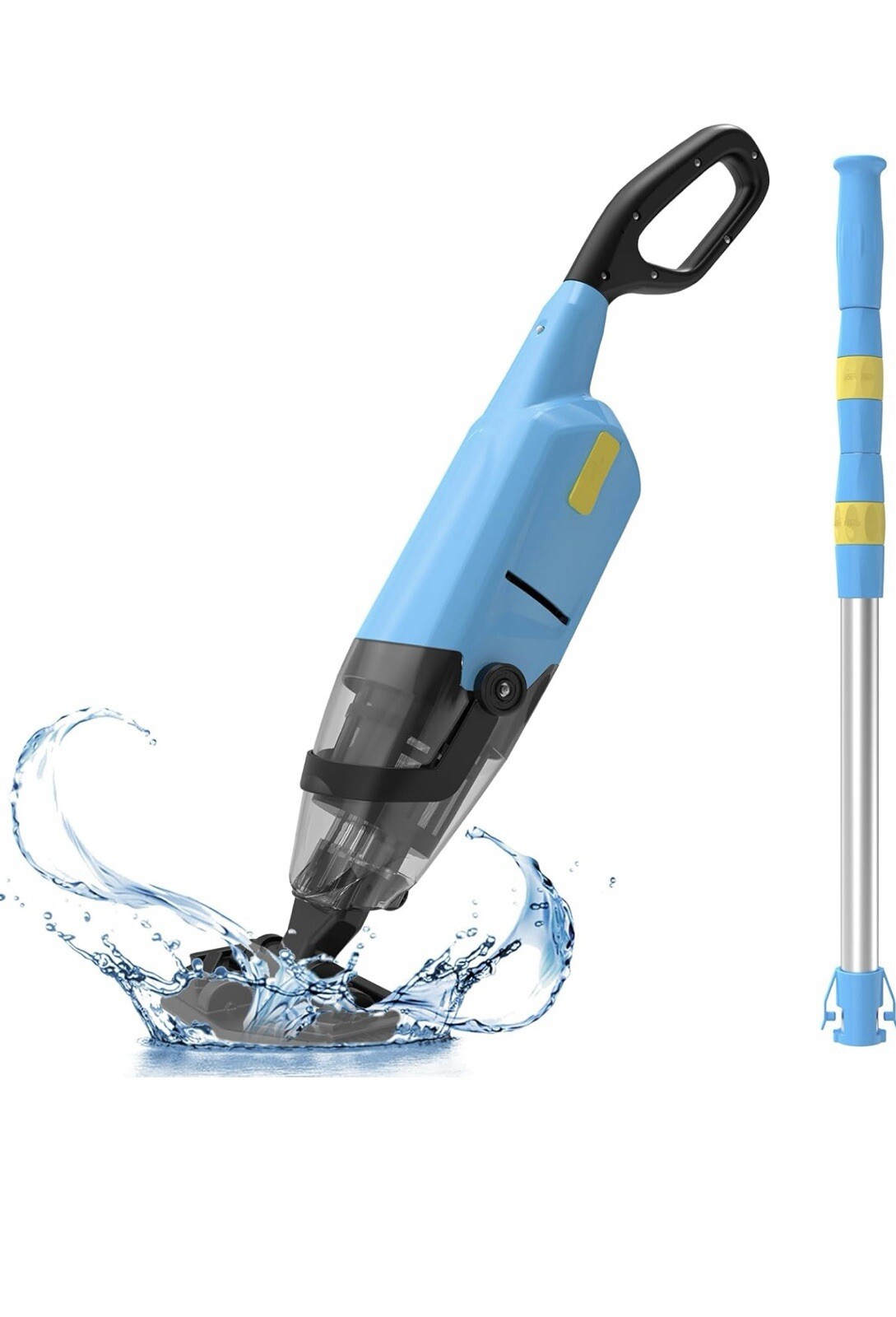 EFURDEN Pool Vacuum for Above Ground Pool, Cordless Handheld Rechargeable.