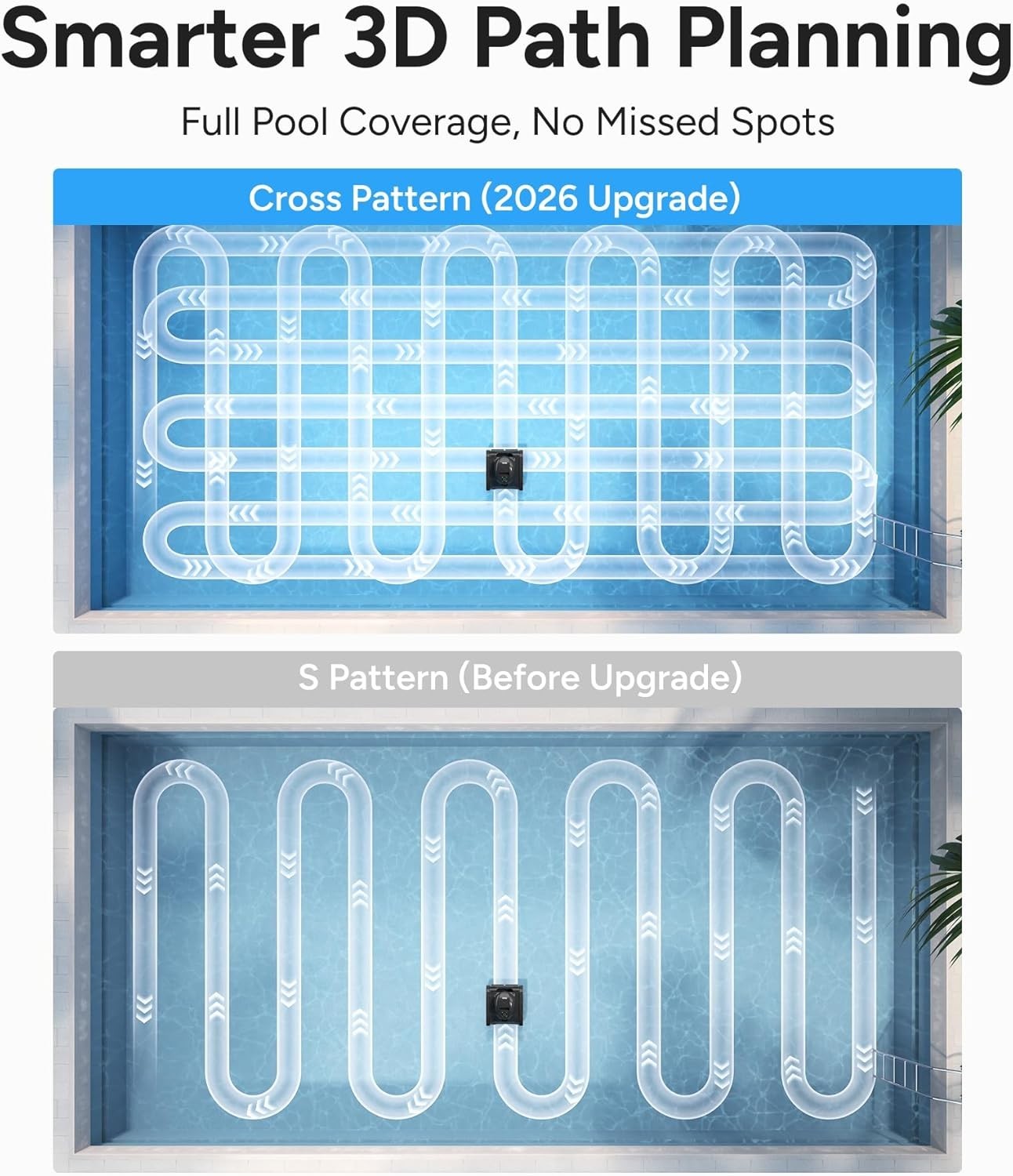 iGarden Pool Cleaner K40,4H Cordless Robotic Pool Vacuum For Inground Pools