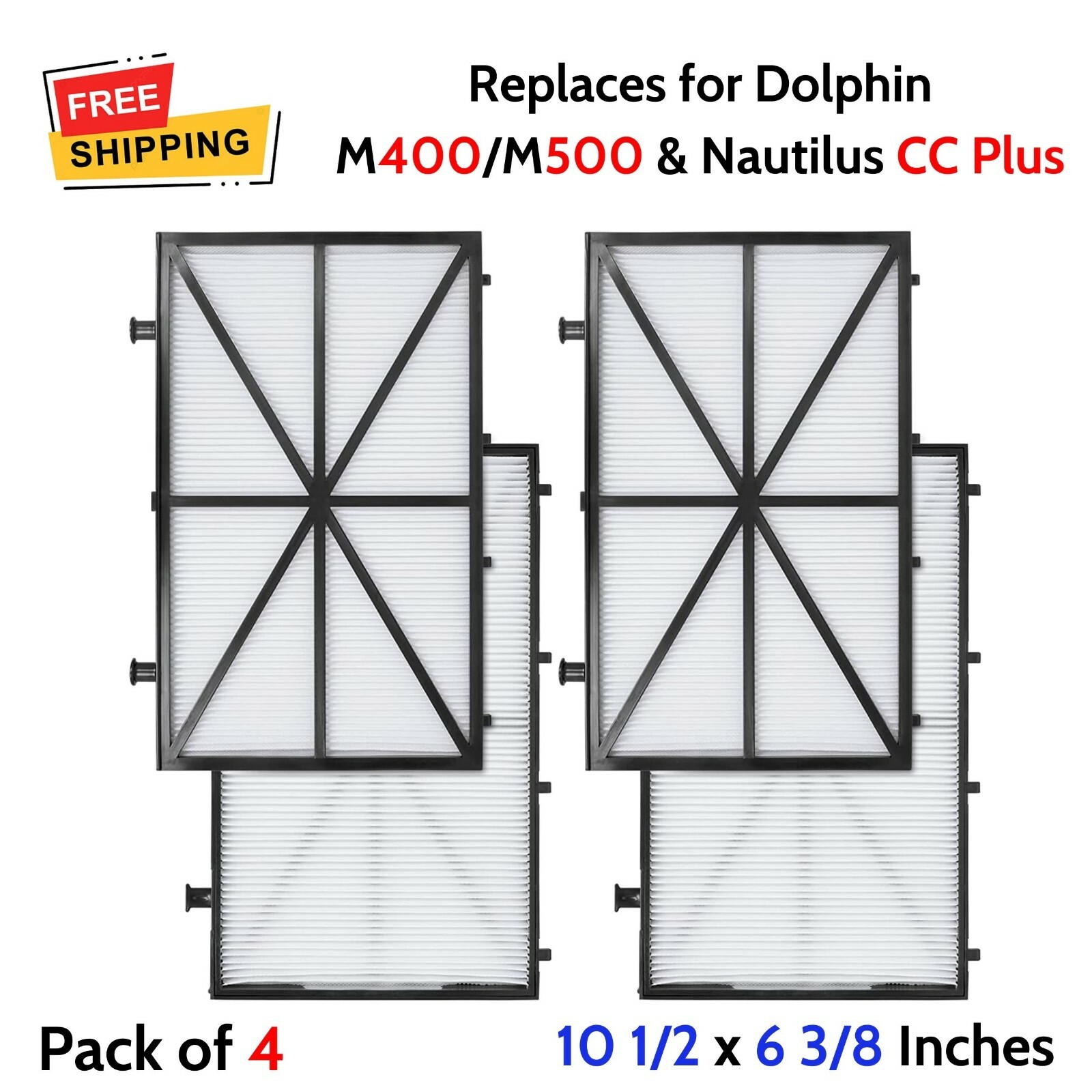 Robotic Pool Cleaner Filters Replacement for Dolphin M400/M500 Nautilus CC Plus