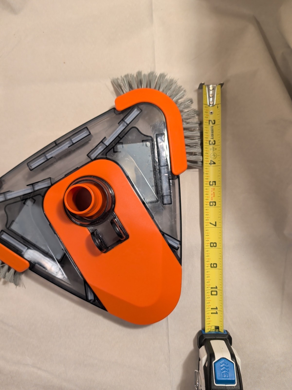 Tidymister Pool Vacuum Head Orange – New – Missing Handle Connector Parts