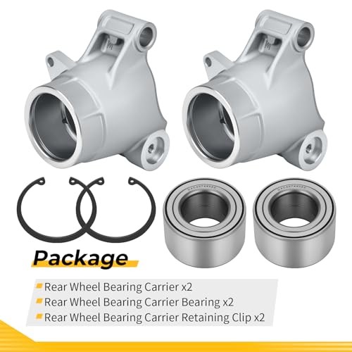 2PCS Rear Wheel Bearing Carrier & Bearing Kit for Polaris Sportsman 400 450