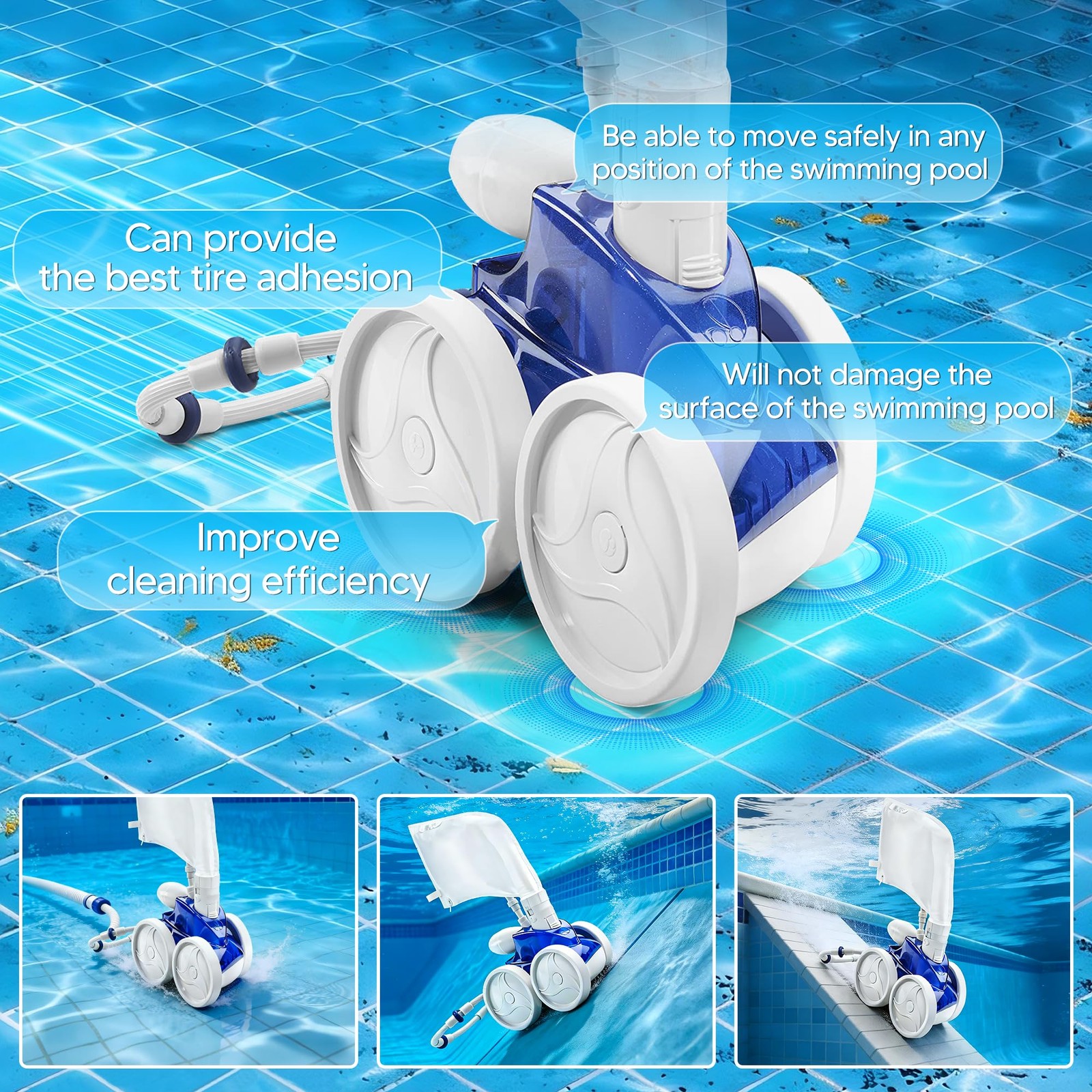 Funmit Pool Cleaner All Purpose Tire Replacement Part Compatible with Polaris…