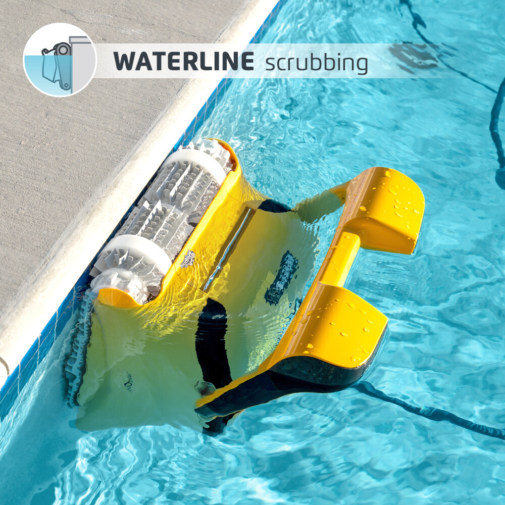 Dolphin Wave 80 Commercial Robotic Pool Cleaner with Caddy For Up to 68 Feet