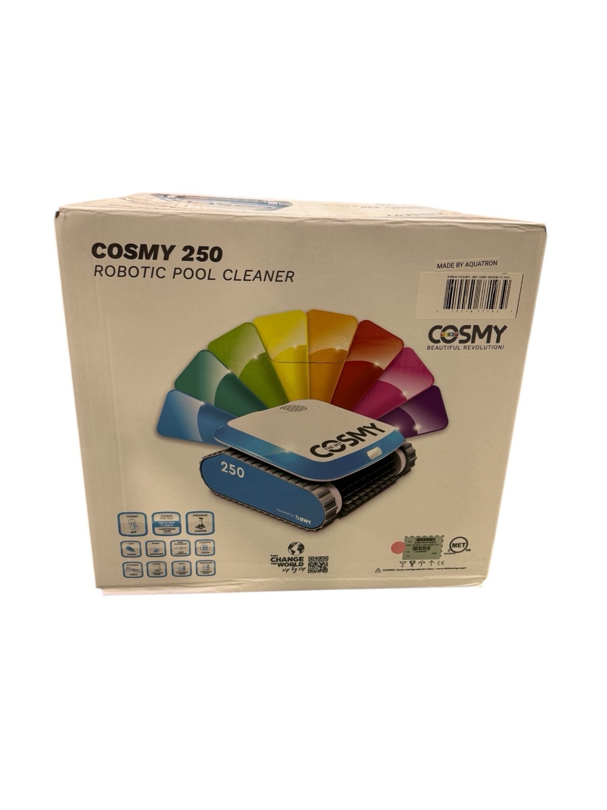 COSMY THE BOT 250 BY BWT P/N: RURN-NOYO-S2M70 ROBOTIC POOL CLEANER