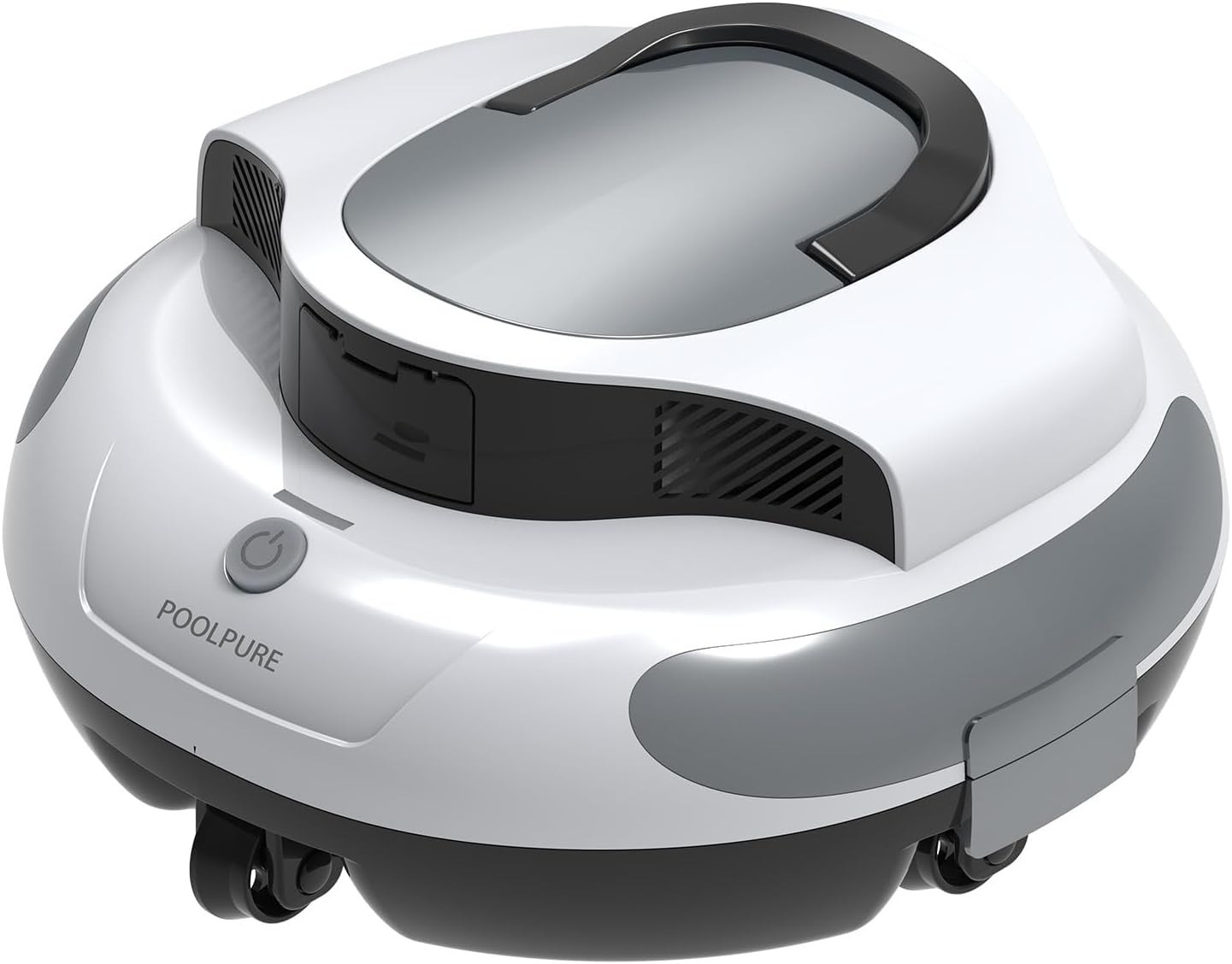 POOLPURE 1000 Sq. Ft Robotic Pool Cleaner w/ Dual 30W Motors, 100 Min Runtime