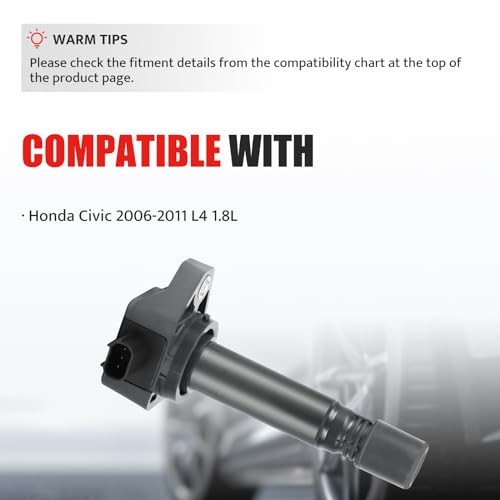 Ignition Coil Pack Replacement for 1.8L 1.8 Honda Civic 2006 2007 2008 2009