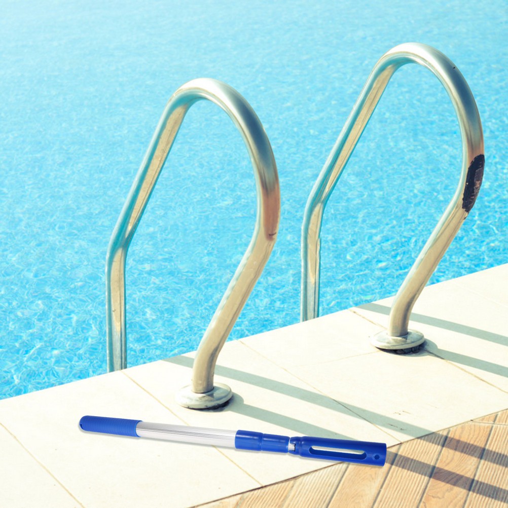 Aluminum Pool Cleaning Pole Telescopic Extendable Rod For Swimming Pool