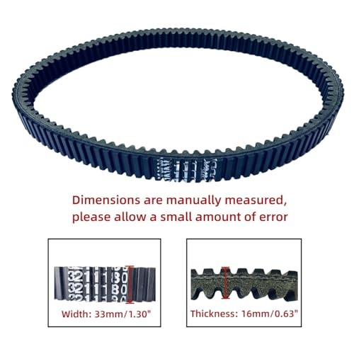 Polaris RZR000 General000 RZR 900 Trail ATV 3211180 Drive Belt