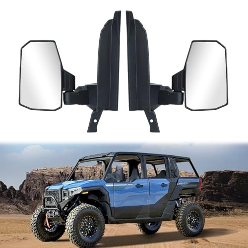 ADV Xpedition Side Mirrors (2pcs),Its Spring-Back Feature Enables Easy Post