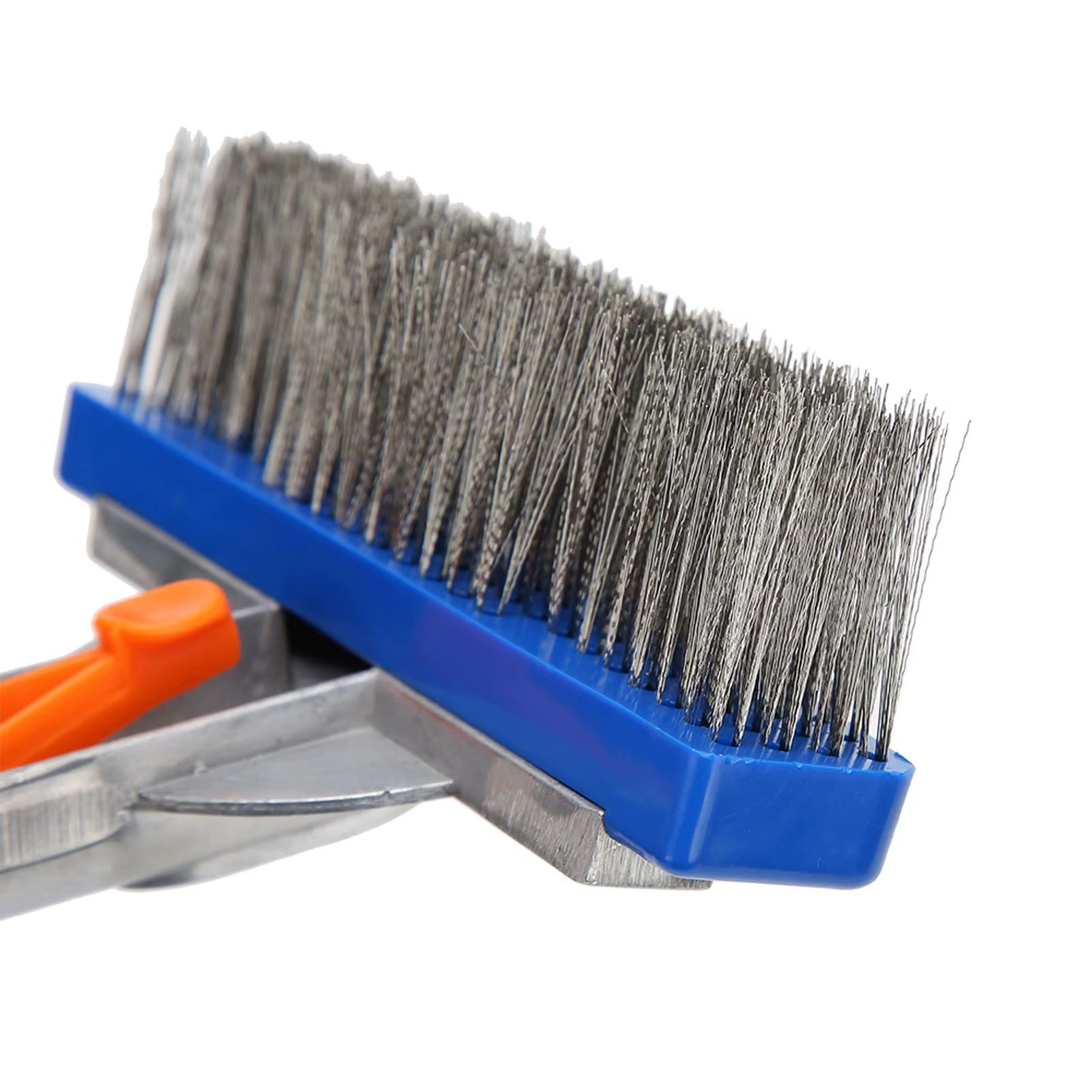5.5In Swimming Pool Stainless Steel Brush for Spa Pond Floor Wall Cleaning Equip