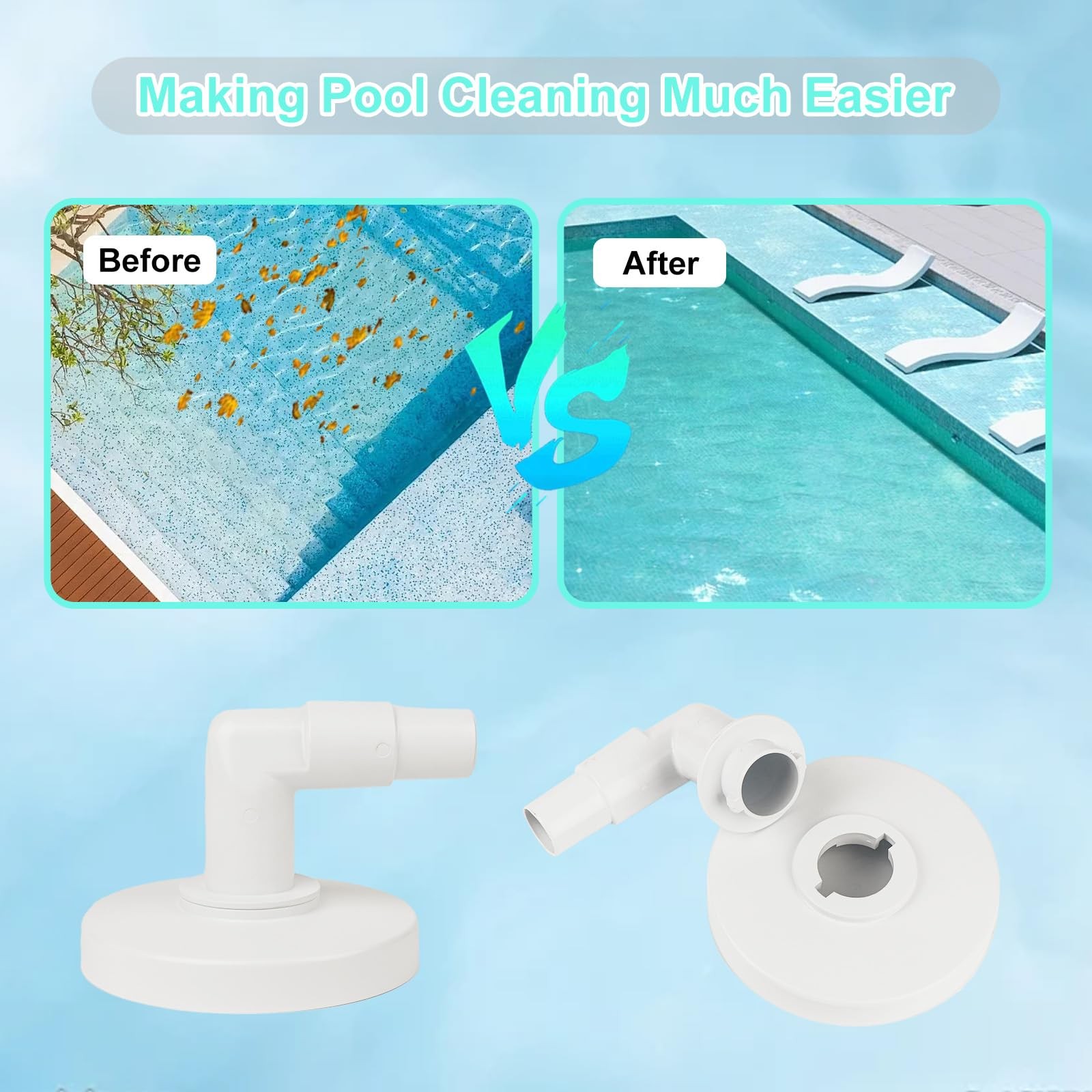 Pool Skimmer Vacuum Plate Replacement for Hayward SP1090 SP1091 SP1092, 6in