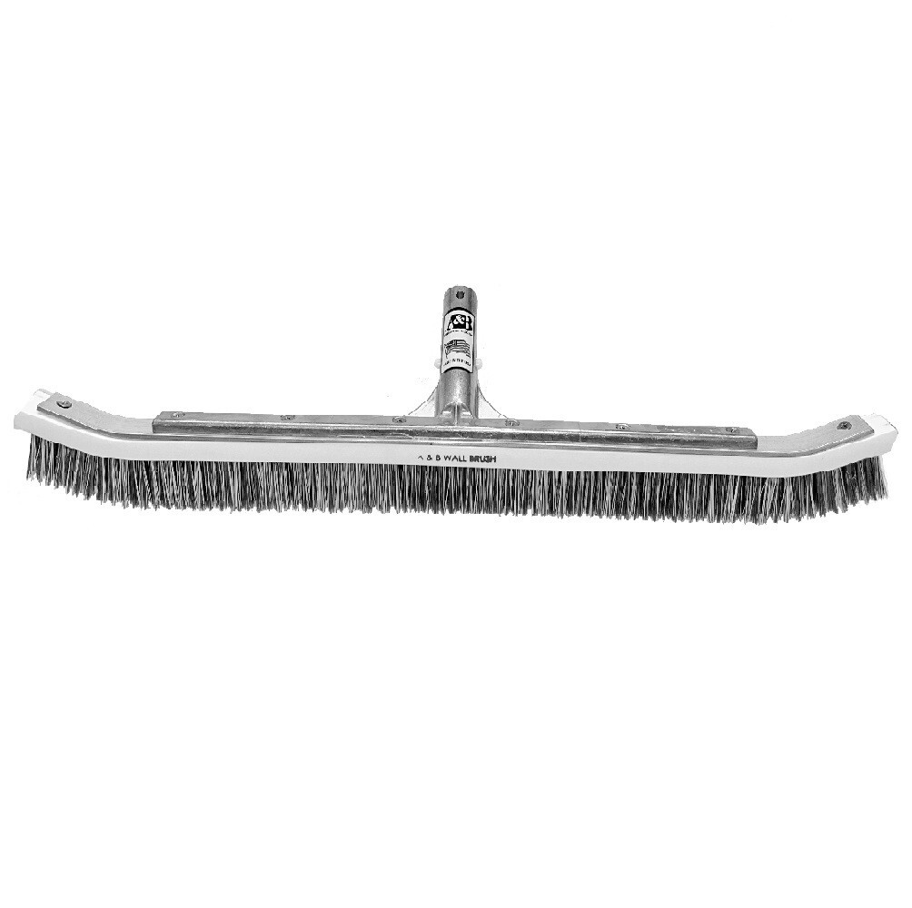 A & B 18&Prime; Serviceman&rsquo;s Commercial Swimming Pool Combination Wall Brush | 3004
