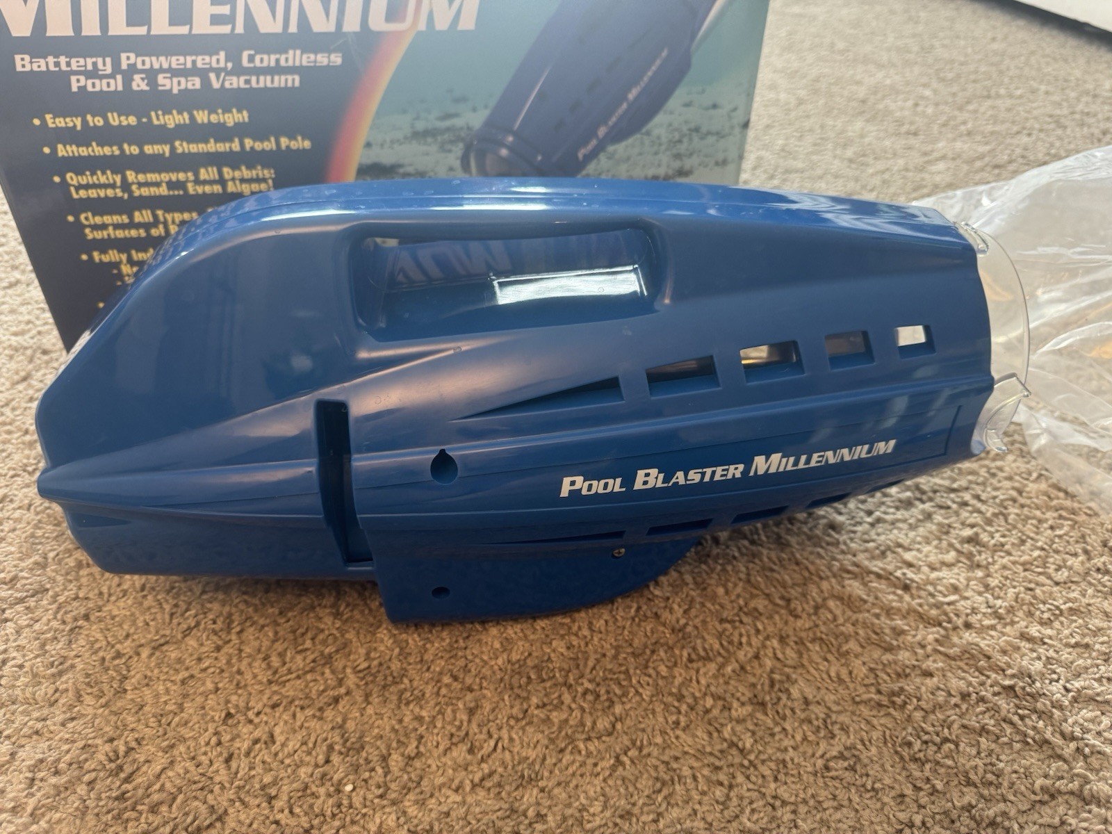 Pool Blaster Milleninium Cordless Pool Vacuum Battery Powered In Box Excellent
