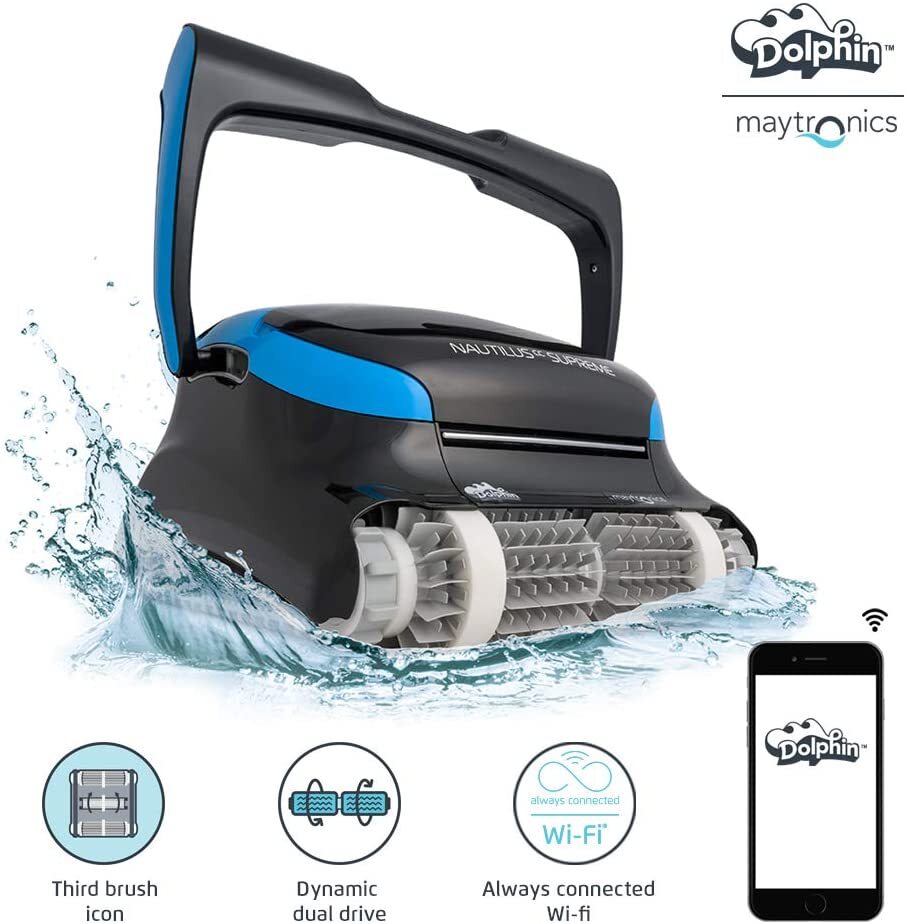 DOLPHIN Nautilus CC Supreme WiFi Operated Robotic Pool Vacuum Cleaner