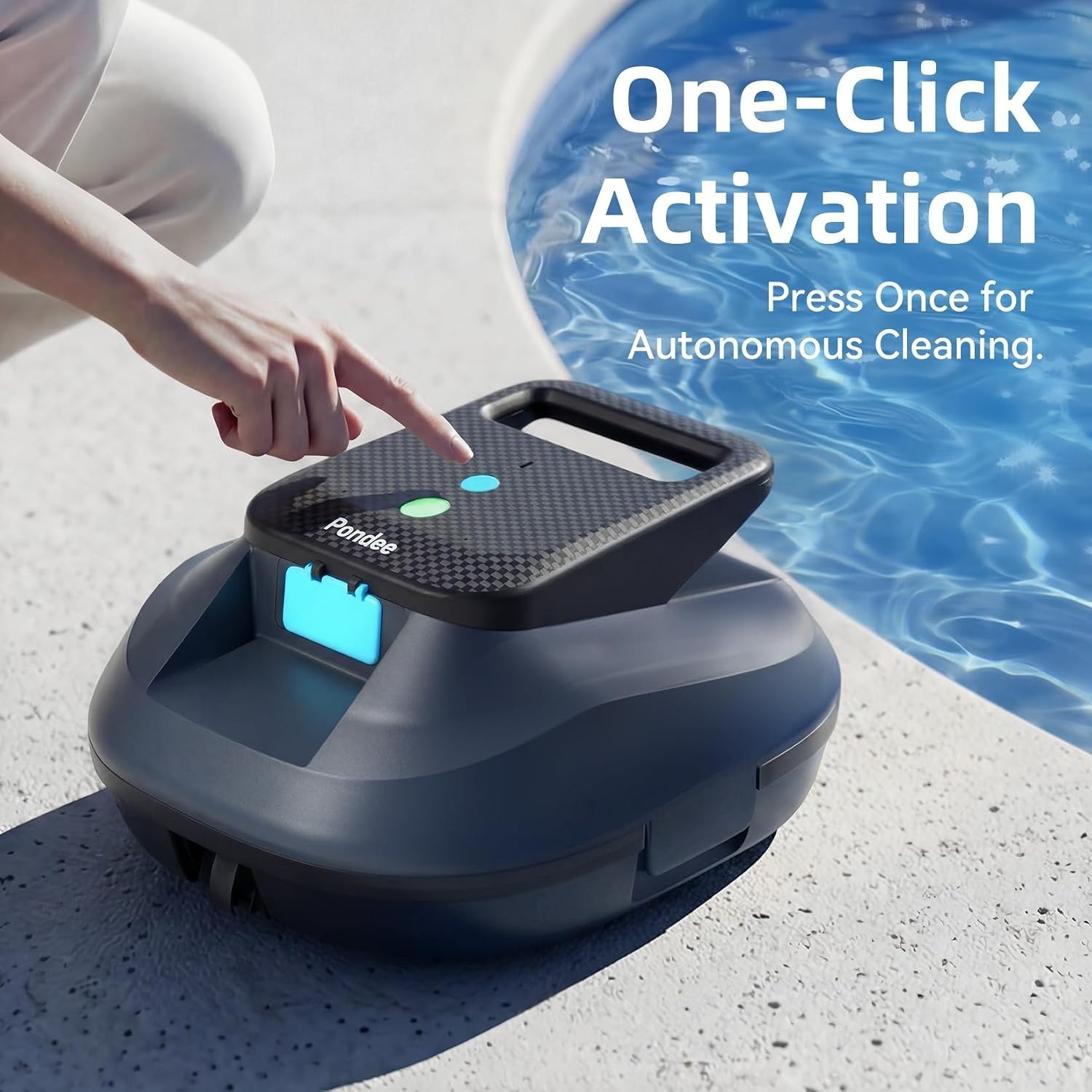 High-Performance Cordless Pool Cleaner: Ideal for Above-Ground & Inground Pools