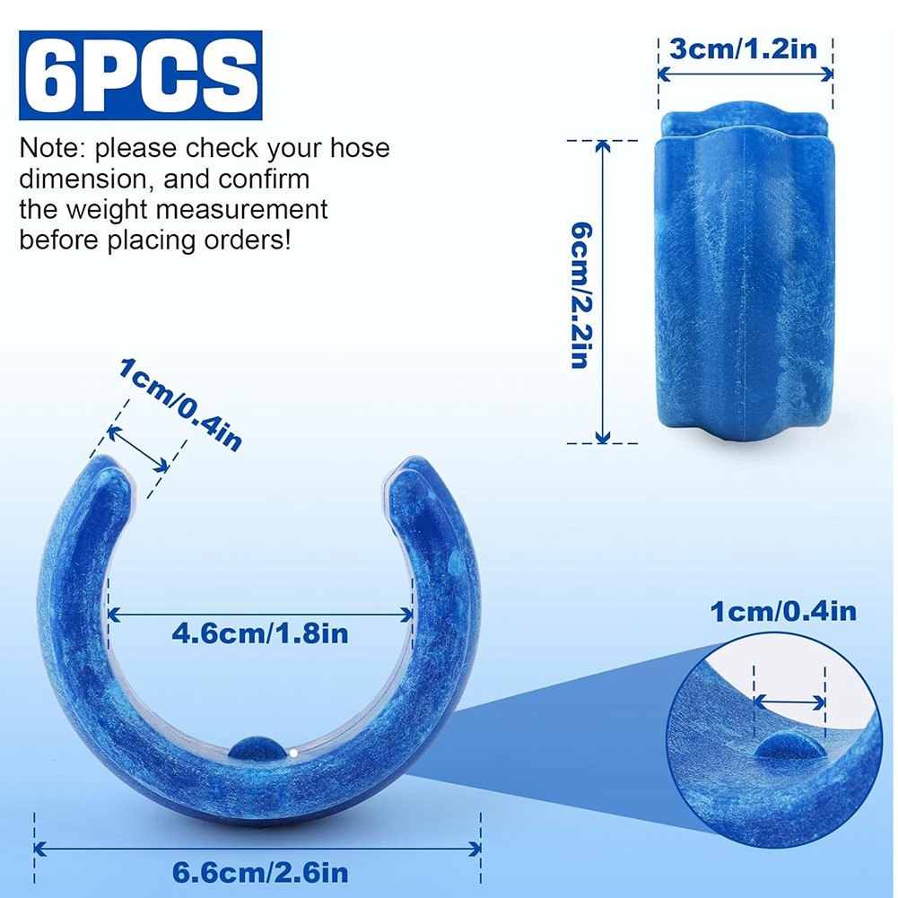 6 Pcs Pool Cleaner Hose Weight, Pool Hose Weight Replacement for Most Pool5717