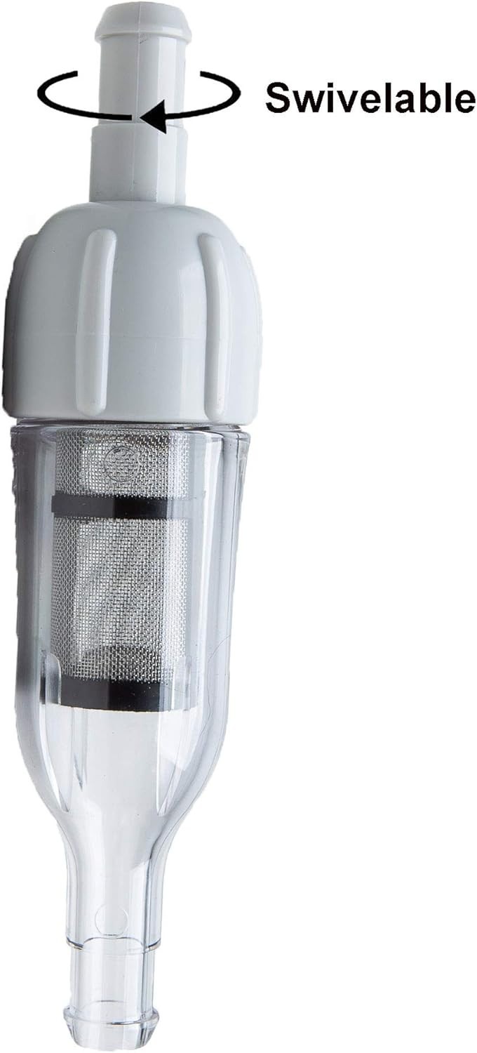 280 380 Pool Cleaner in-Line Filter Assembly 48-080 with 2 Feed Hose Nuts D15…