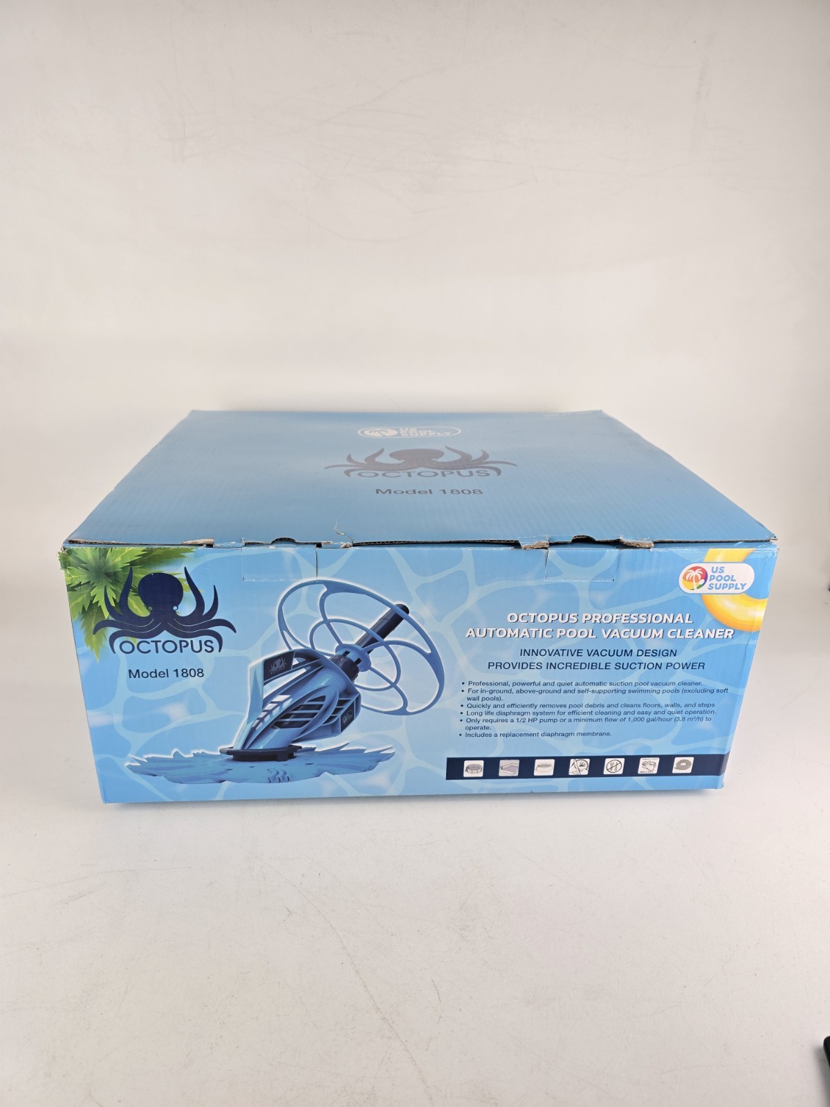 Octopus Automatic Pool Vacuum Cleaner, Hose Set, Powerful Suction Removes Debris