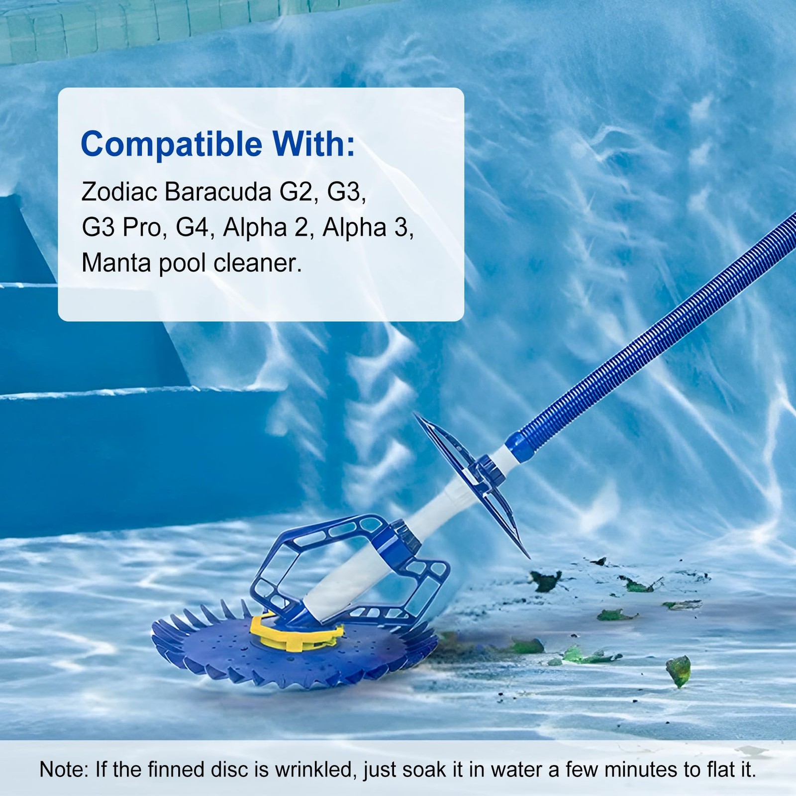 Porscan Pool Cleaner Replacement Kit, 4 Pieces, W70329, W70327, W69698, Zodiac